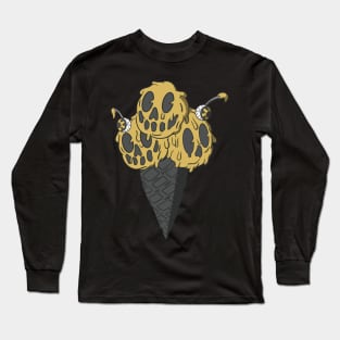 Old School Ice Scream (Gold) Long Sleeve T-Shirt